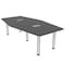 Skutchi Designs 45.25 in W, 84 in L, 29 in H, Engineered Wood Top, Grey H-HEXIR-4684PT-AN-EL - alternate 1